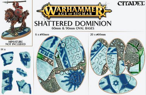 Shattered Dominion 60mm & 90mm Oval Bases