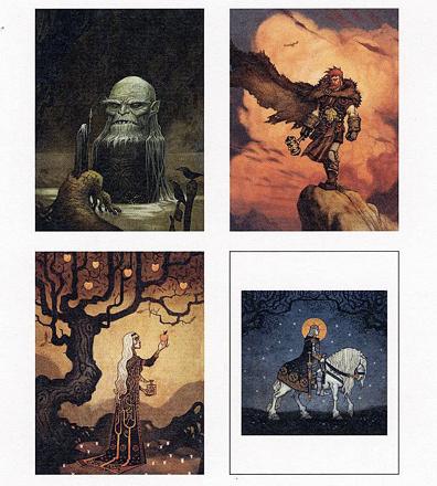 Nordiska gudar: 4 vykort A5 (Balder, Idun, Mimer, Tor) Nordiska gudar: 4 vykort A5 (Balder, Idun, Mimer, Tor)