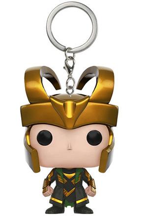 Thor 2 Movie: Loki w/ Helmet Pop! Vinyl Figure Keychain
