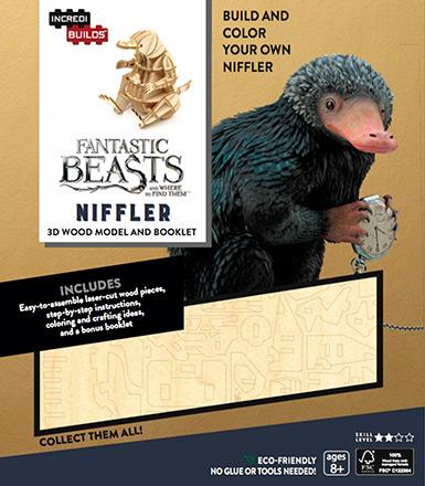 IncrediBuilds: Fantastic Beasts: Niffler book and model