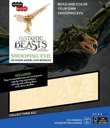IncrediBuilds: Fantastic Beasts: Swooping Evil book and model
