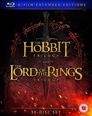 The Hobbit Trilogy & The Lord of the Rings Trilogy (Extended)