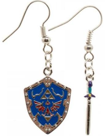 Zelda - Master Sword & Hylian Shield Earring