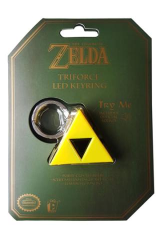 Legend of Zelda Light-Up Keychain with sound Triforce