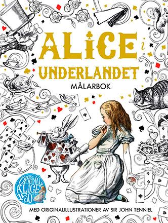 Alice i Underlandet - målarbok