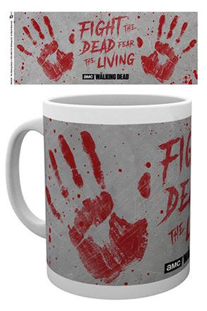 Walking Dead Mug Hand Prints