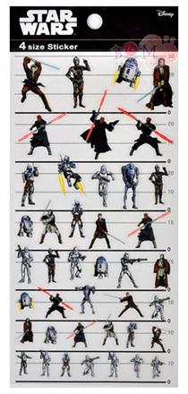 Star Wars Stickers 12256 Characters