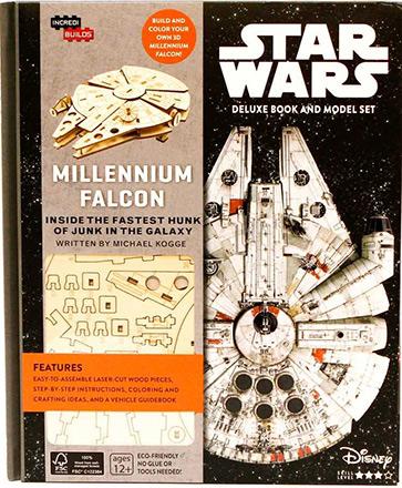 IncrediBuilds: Star Wars: Millennium Falcon book and model