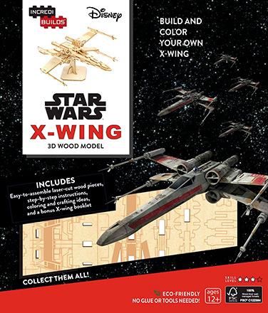 IncrediBuilds: Star Wars: X-Wing book and model