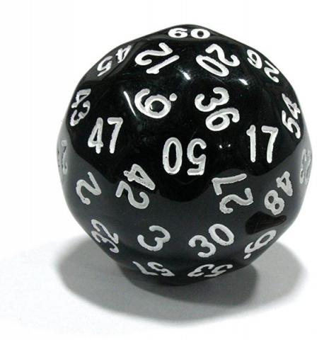 Tärning D60 - 60-sided dice