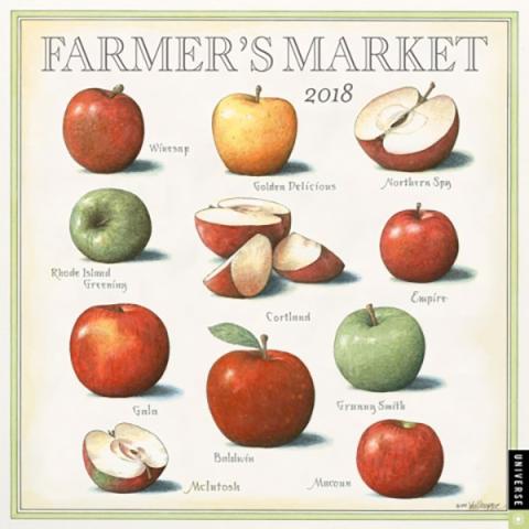 Farmer's Market 2018 Wall Calendar