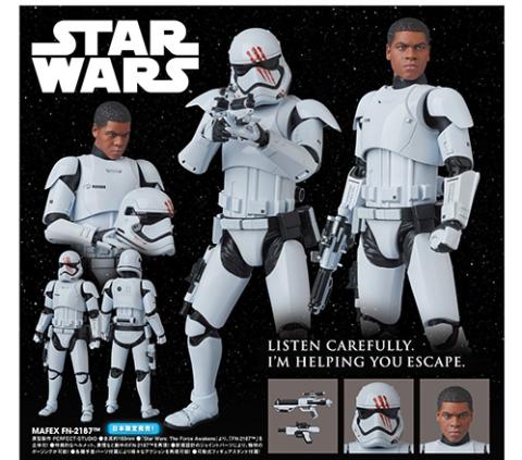 MAFEX The Force Awakens FN-2187 Finn Stormtrooper