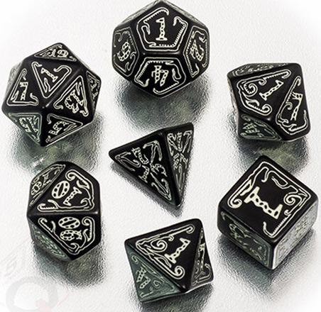 Call of Cthulhu 7th ed. Black / Glow in the Dark Dice Set