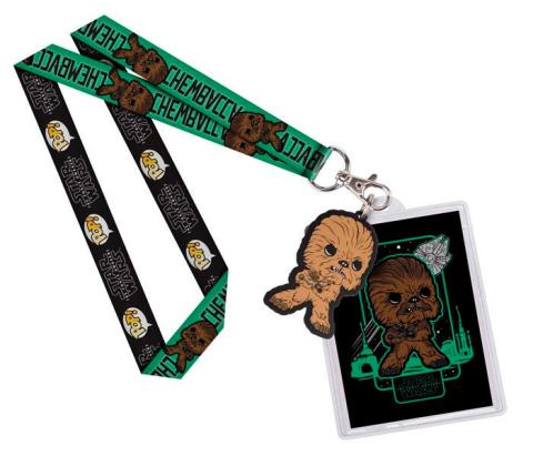 Chewbacca Pop! Lanyard with Rubber Keychain