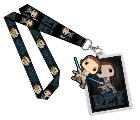 Rey Pop! Lanyard with Rubber Keychain