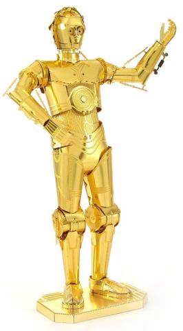 Gold C-3PO Metal Model Kit (Metal Earth)