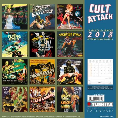 Cult Attack 2018 Wall Calendar
