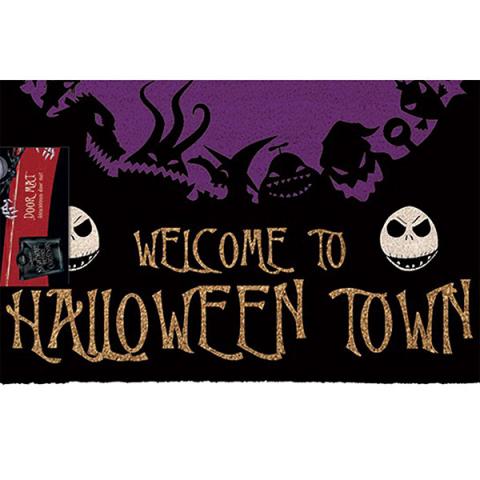 Nightmare Before Christmas Halloween Town Doormat