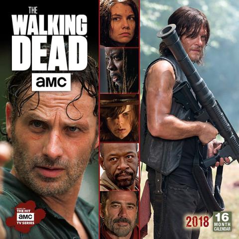 Walking Dead 2018 Wall Calendar