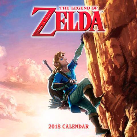 Legend of Zelda 2018 Wall Calendar