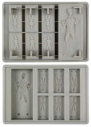 Ice Tray: Star Wars Han Solo in Carbonite Gray Silicone
