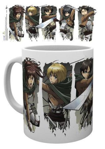 Attack on Titan Season 2 Mug Character Montage