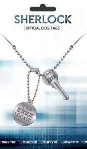 Dog Tags with ball chain Sherlocked
