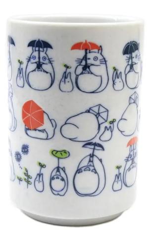 Totoro Japanese Tea Cup L - Dondoko Dance