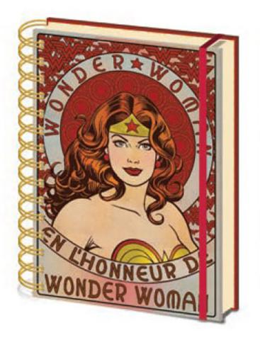 Wonder Woman Notebook En L'Honneur De A5 Wiro Notebook