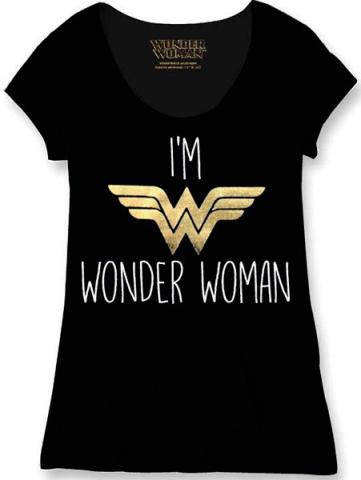 Wonder Woman Ladies T-Shirt I'm Wonder Woman