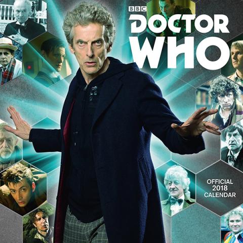 Doctor Who Classic Edition Official 2018 Wall Calendar