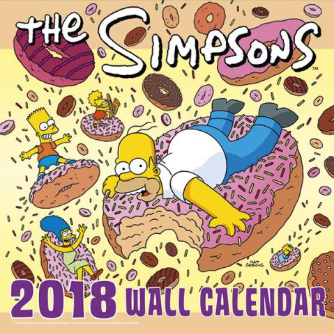 Simpsons Wall Calendar 2018