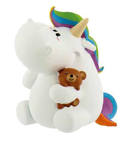 Pummel Chubby Unicorn with Teddy Figure