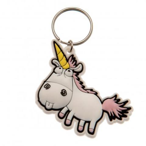 Despicable Me 3 Unicorn Rubber Keychain