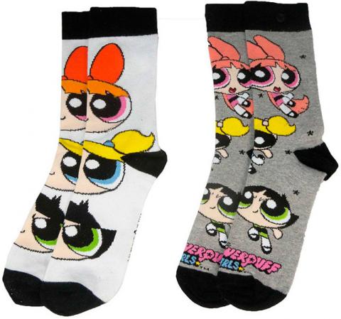 Powerpuff Girls Ladies Socks 2-Pack Powerpuff Girls Ladies Socks 2-Pack