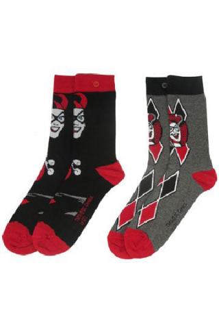 Harley Quinn Socks 2-Pack