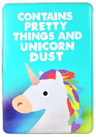Unicorn Embossed Tin: Pretty Things & Unicorn Dust