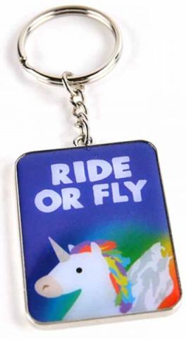 Unicorn Keyring: Ride or Fly
