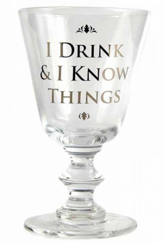 Wine Glass: I Drink and I Know Things