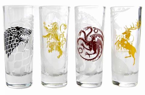 Shot Glasses (Set of 4): Sigils