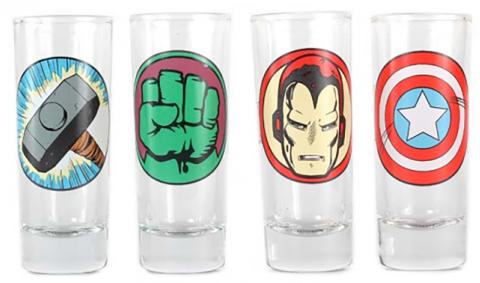 Mini Glasses (Set of 4): Characters