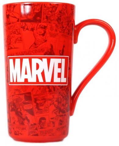 Latte Mug: Marvel Logo