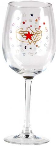 Wonder Woman Wine Glass: Stars
