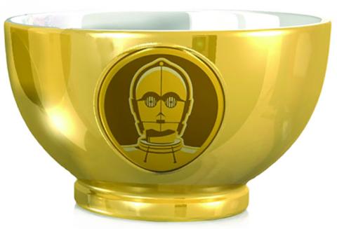 Embossed Metallic Bowl - C-3PO Badge Icon