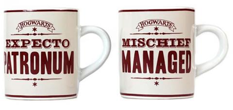 Mini Mugs (Set of 2) - Expecto Patronum & Mischief Managed