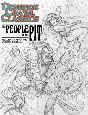 #68 The People of the Pit - Sketch Cover