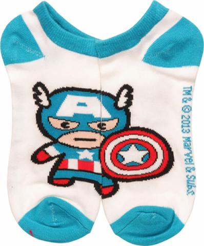 Marvel - Kawaii Captain America Socks