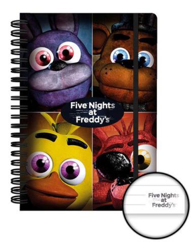 Five Nights at Freddy's Notebook A5 Quad