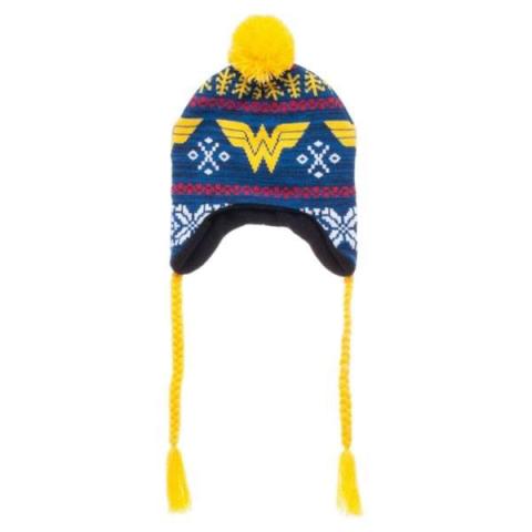 Ski Beanie Wonder Woman Fairisle Laplander
