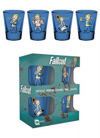 Fallout Premium Shotglass 4-Pack Vault Boy